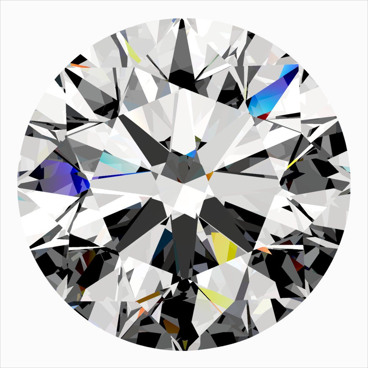 0.58 ct Round diamond