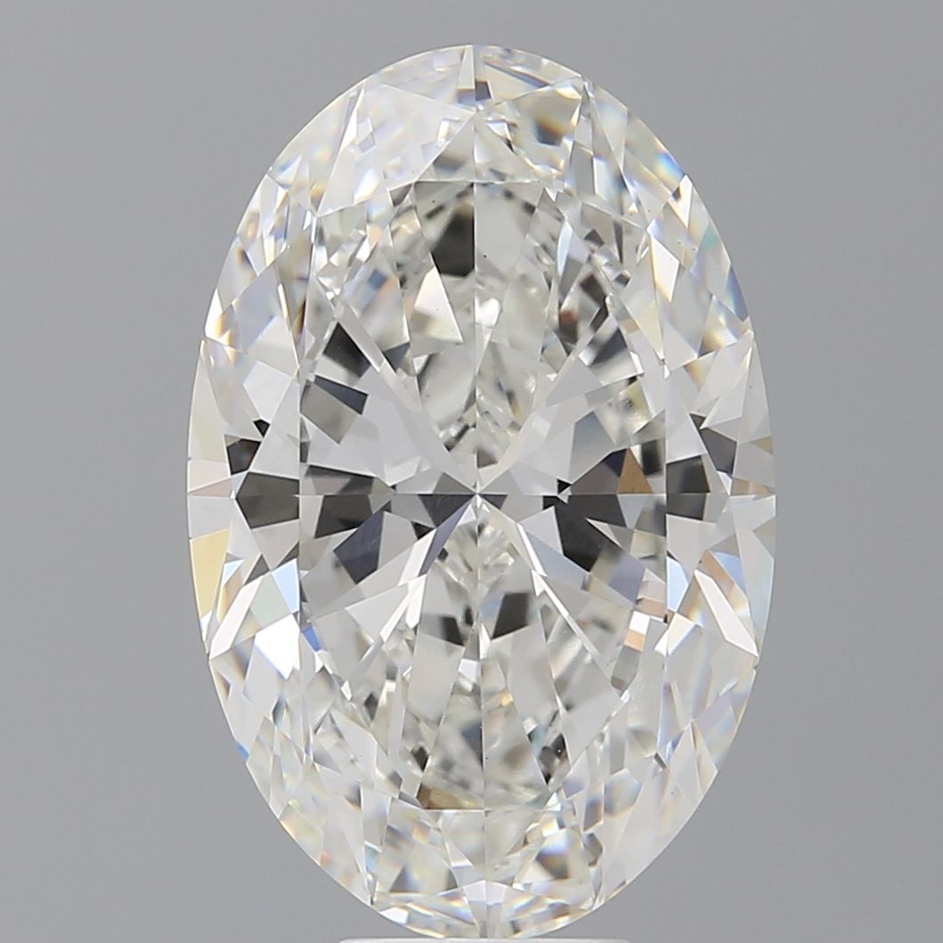 9.59 ct. oval Lab Grown Diamond front image