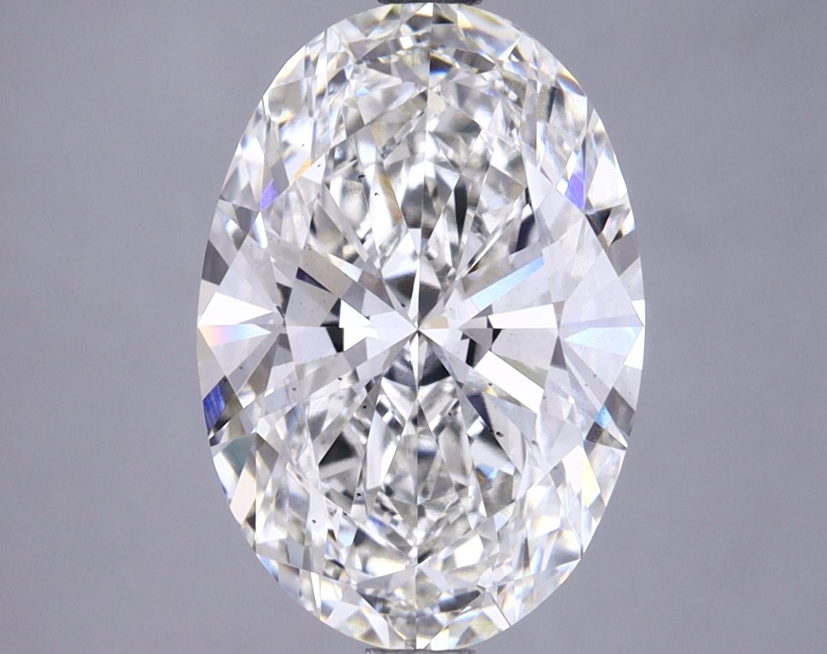 3.82 ct. oval Lab Grown Diamond front image