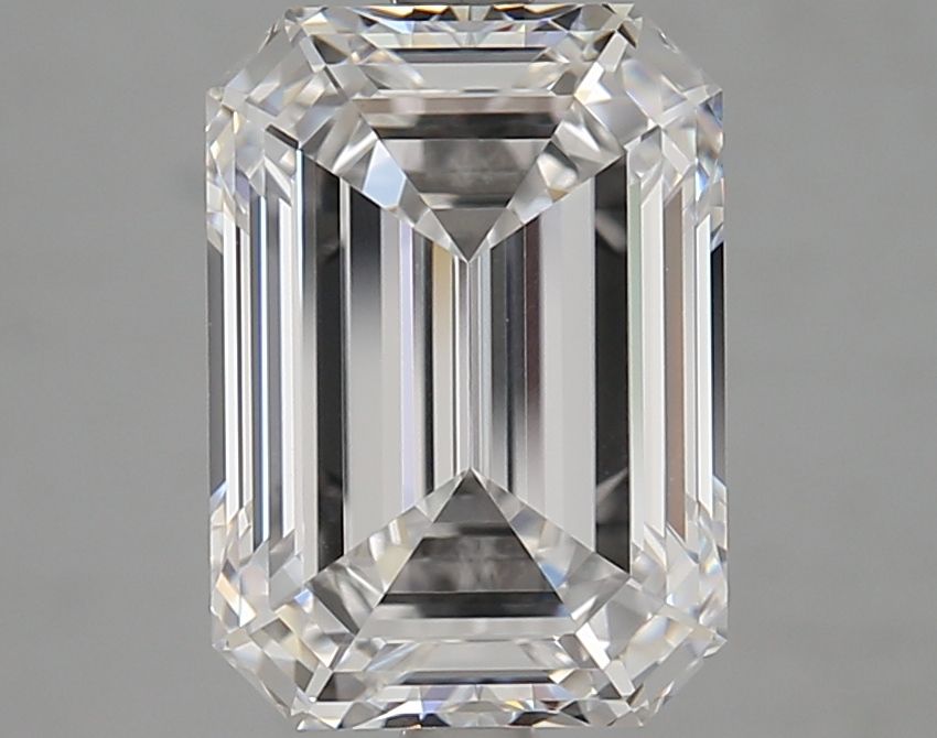 Diamant Émeraude 4.00 ct - Couleur D - Pureté VVS1