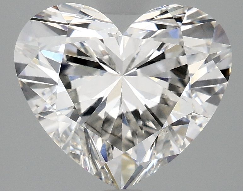 3.03 carat f VS2 EX Cut IGI heart diamond