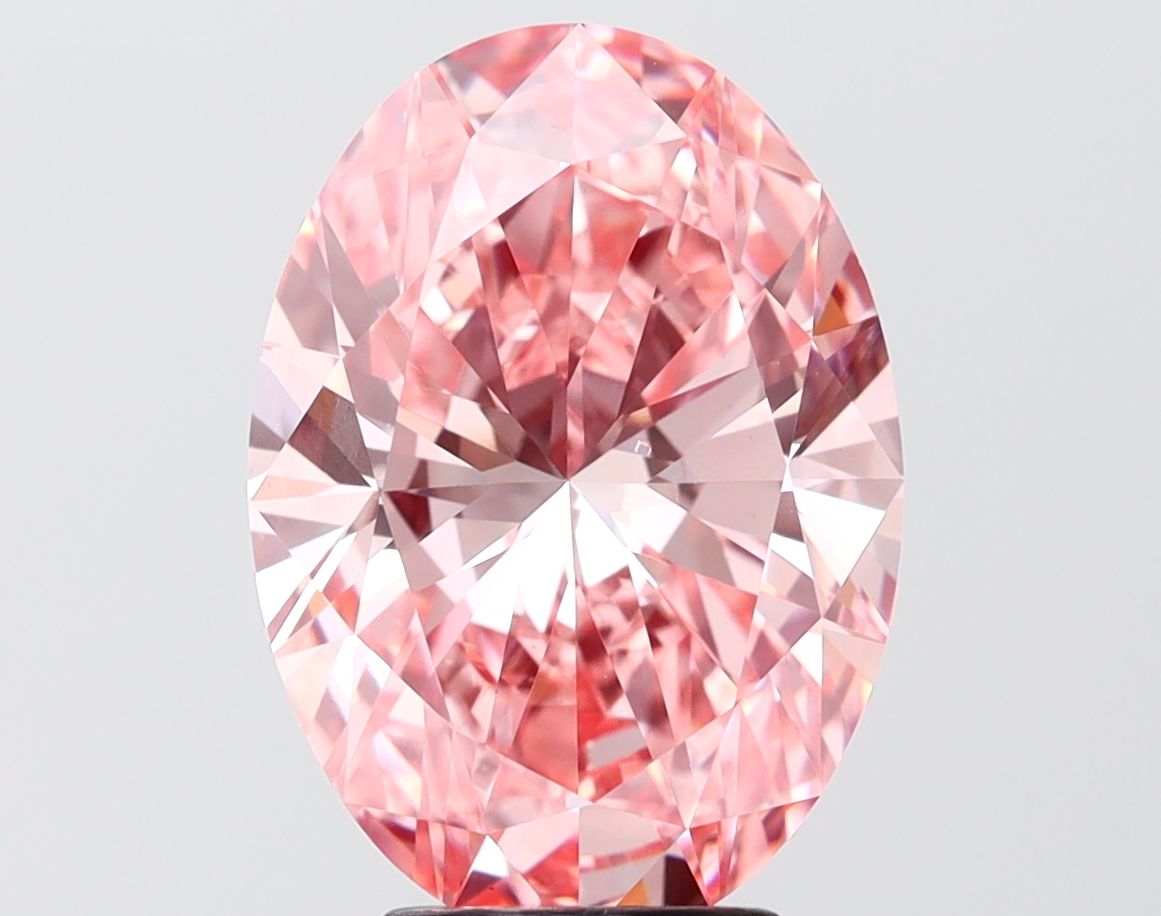 5.02 ct. oval Lab Grown Diamond front image