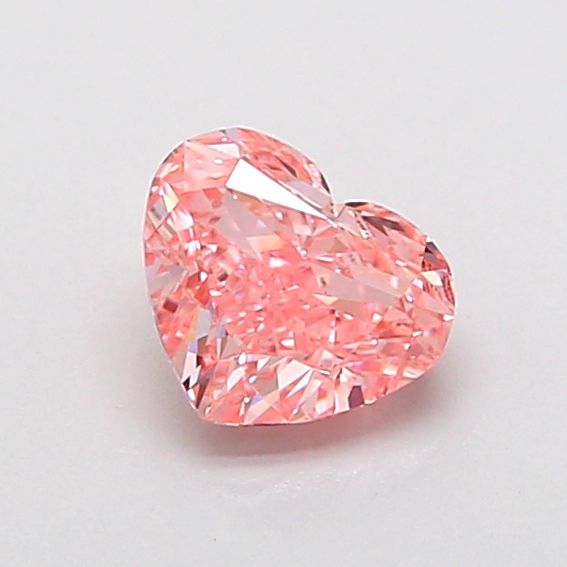 0.59 CT Fancy Vivid Pink HEART
