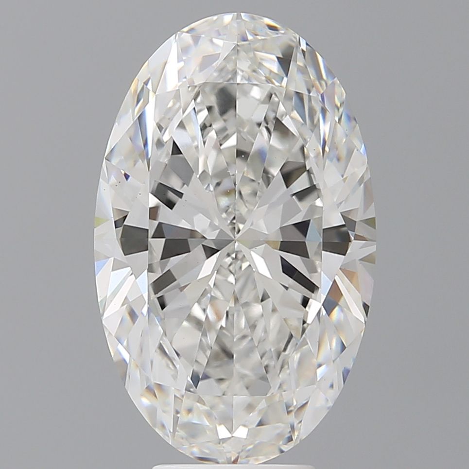 7.09 ct. oval Lab Grown Diamond front image