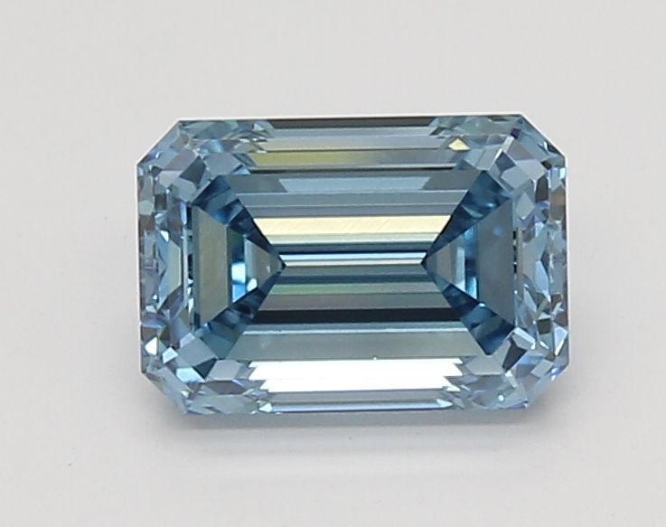 1.62 CT Fancy Vivid Blue EMERALD