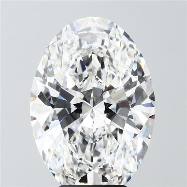6.08 ct. oval Lab Grown Diamond front image