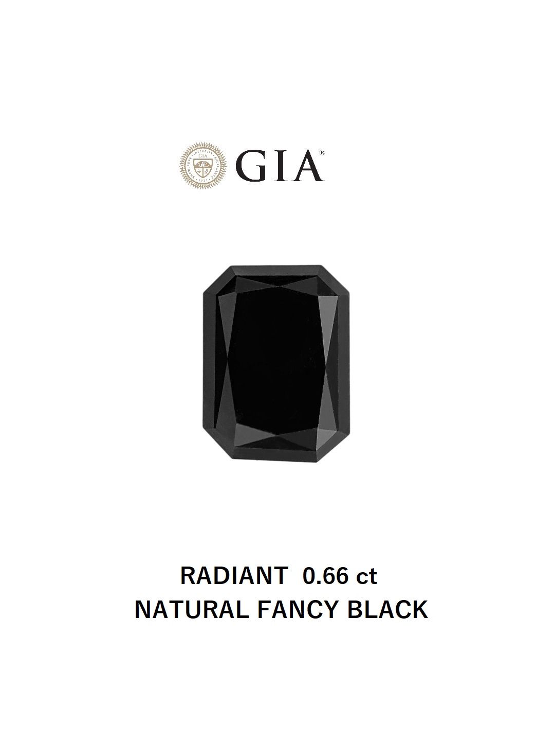 0.66 ct Radiant diamond