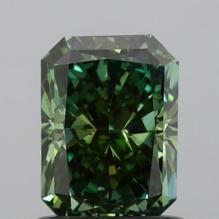 1.0 CT Fancy Vivid Green RADIANT