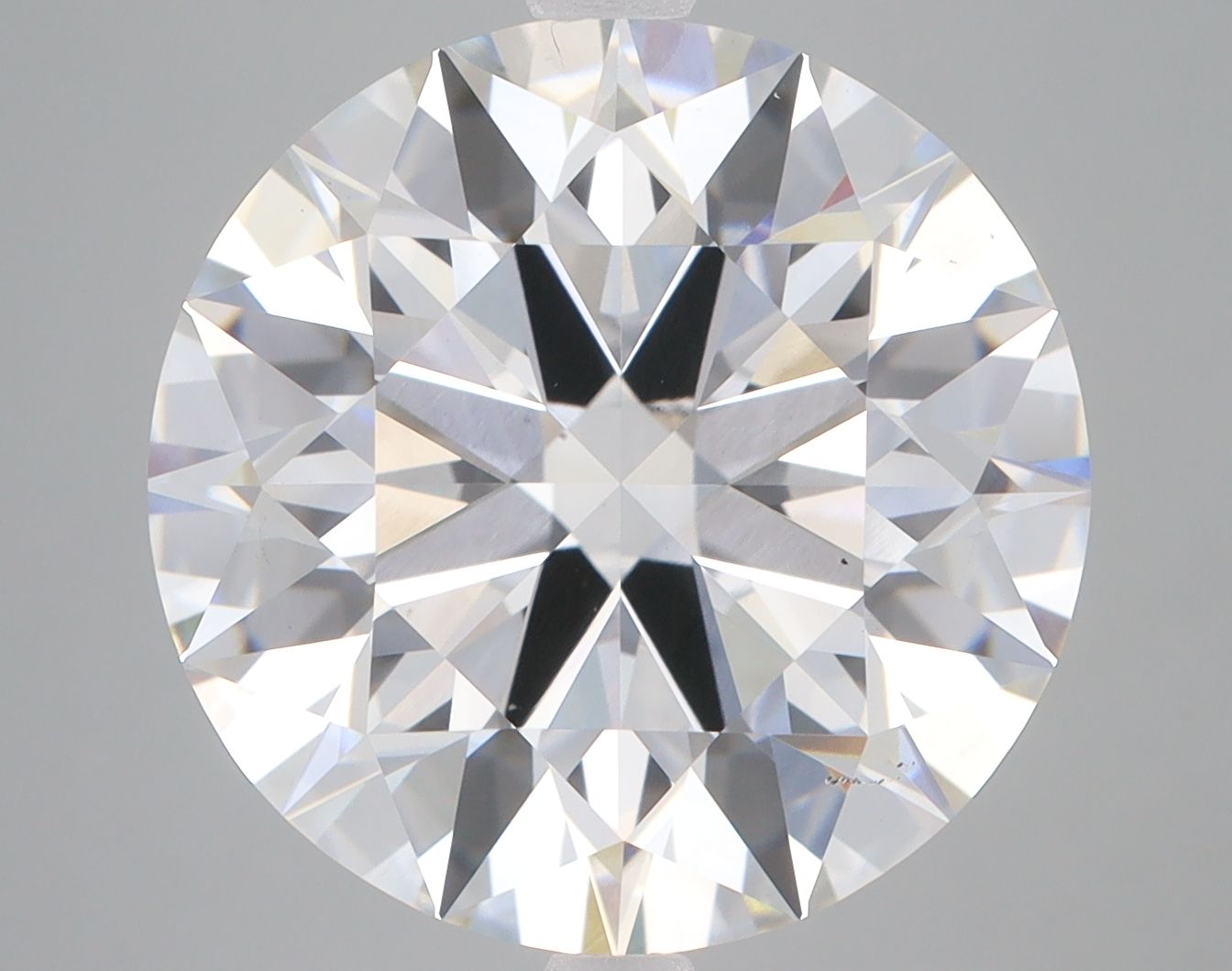 Diamant Rond 10.68 ct - Couleur F - Pureté VS2