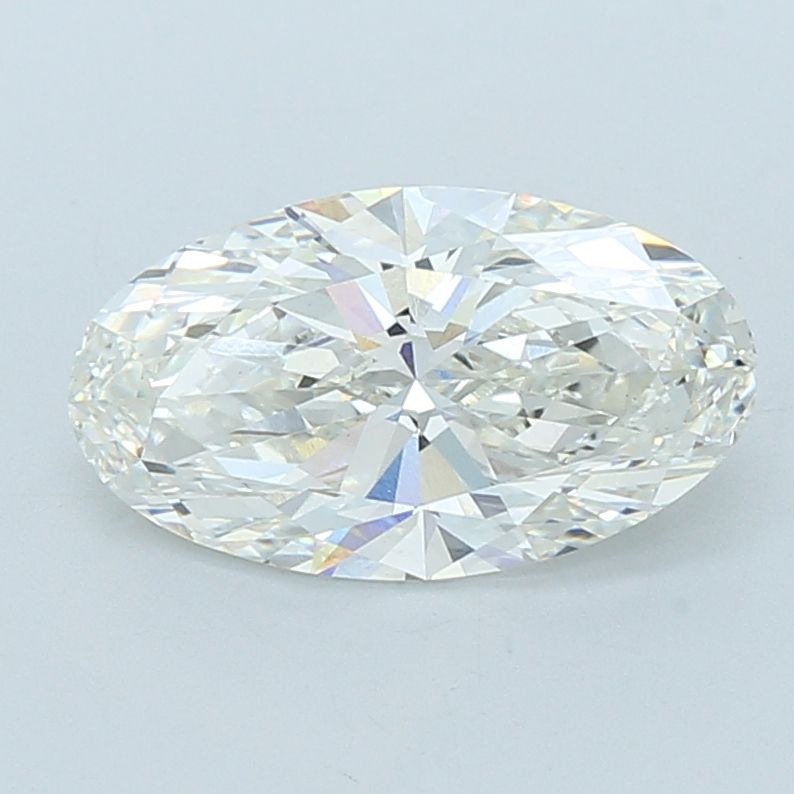 2.71 ct. oval Lab Grown Diamond front image