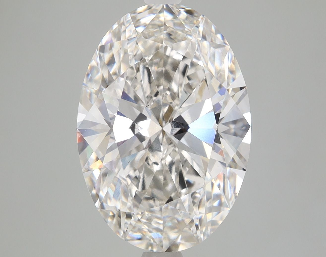 5.00 ct. oval Lab Grown Diamond front image