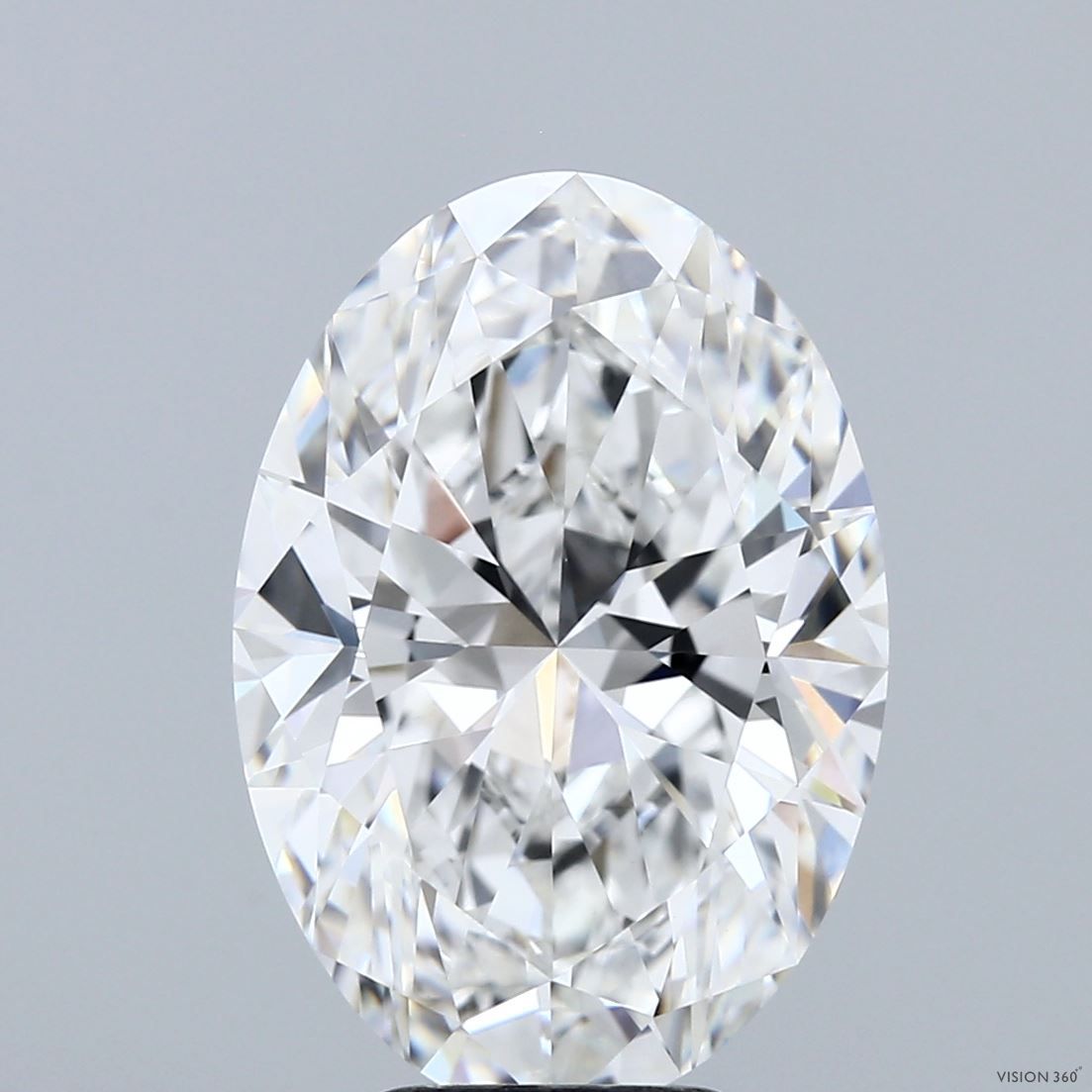 6.04 ct. oval Lab Grown Diamond front image
