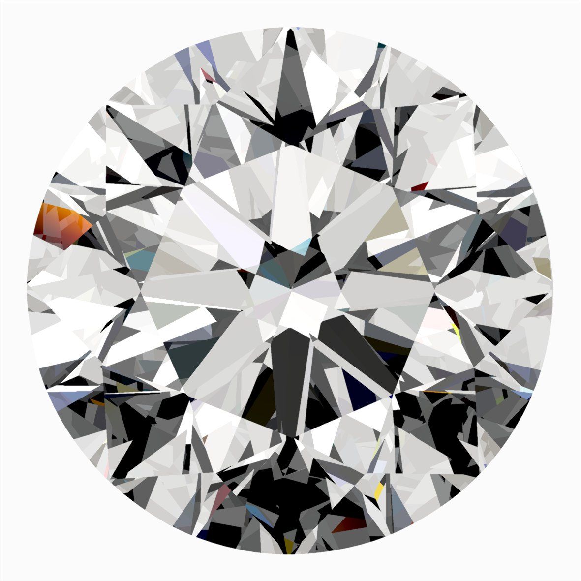 0.42 ct Round diamond