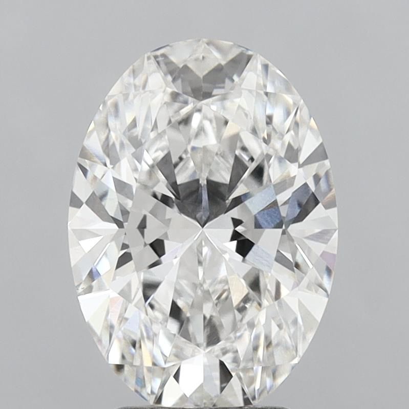 3.02 ct. oval Lab Grown Diamond front image