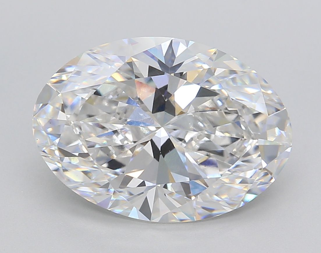 5.01 ct. oval Lab Grown Diamond front image