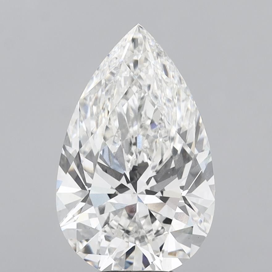 7.04 ct. pear Lab Grown Diamond front image