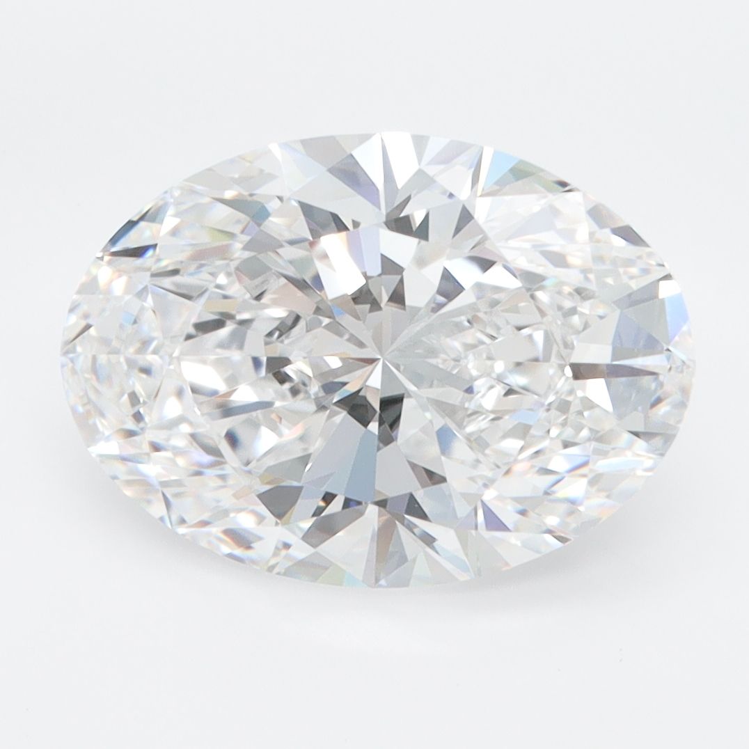 4.10 ct. oval Lab Grown Diamond front image