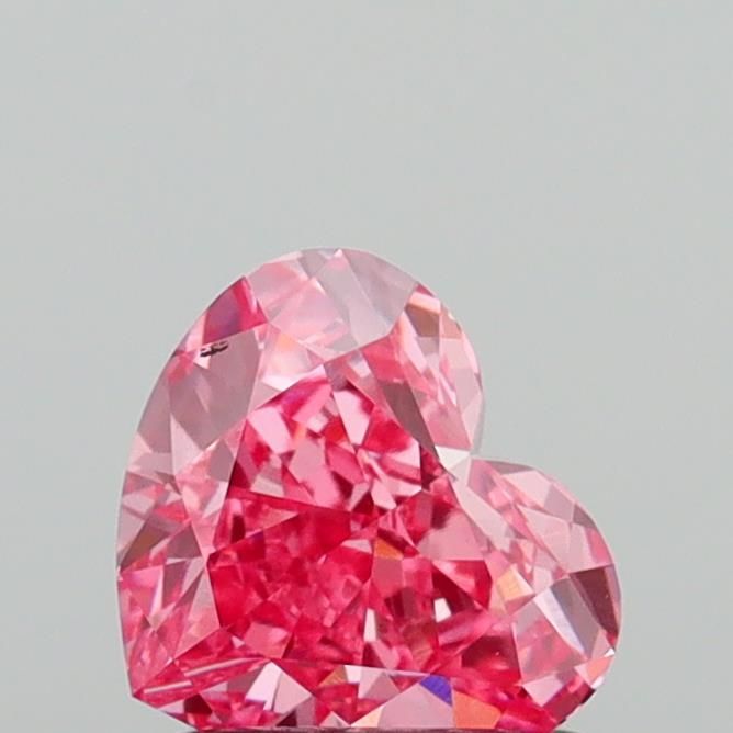 1.01 CT Fancy Vivid Pink HEART