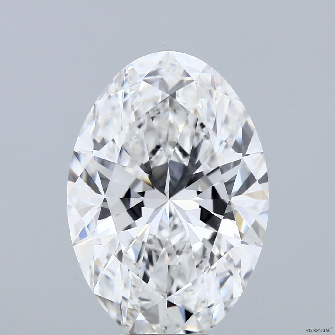 6.09 ct. oval Lab Grown Diamond front image