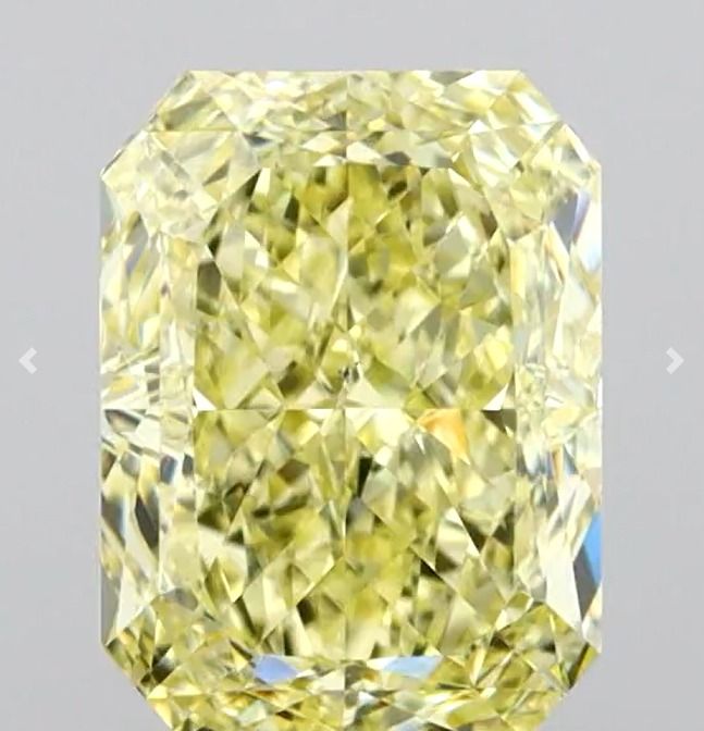 Diament 1.56 ct Fancy Light Yellow/VS2