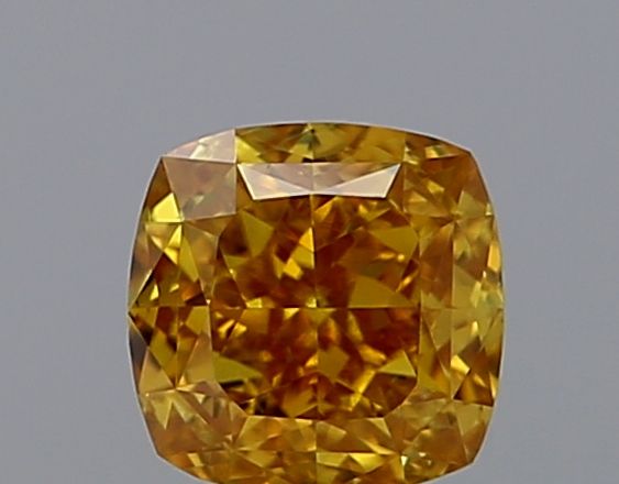 Diament 0.5 ct Fancy Deep Orangey Yellow/SI1