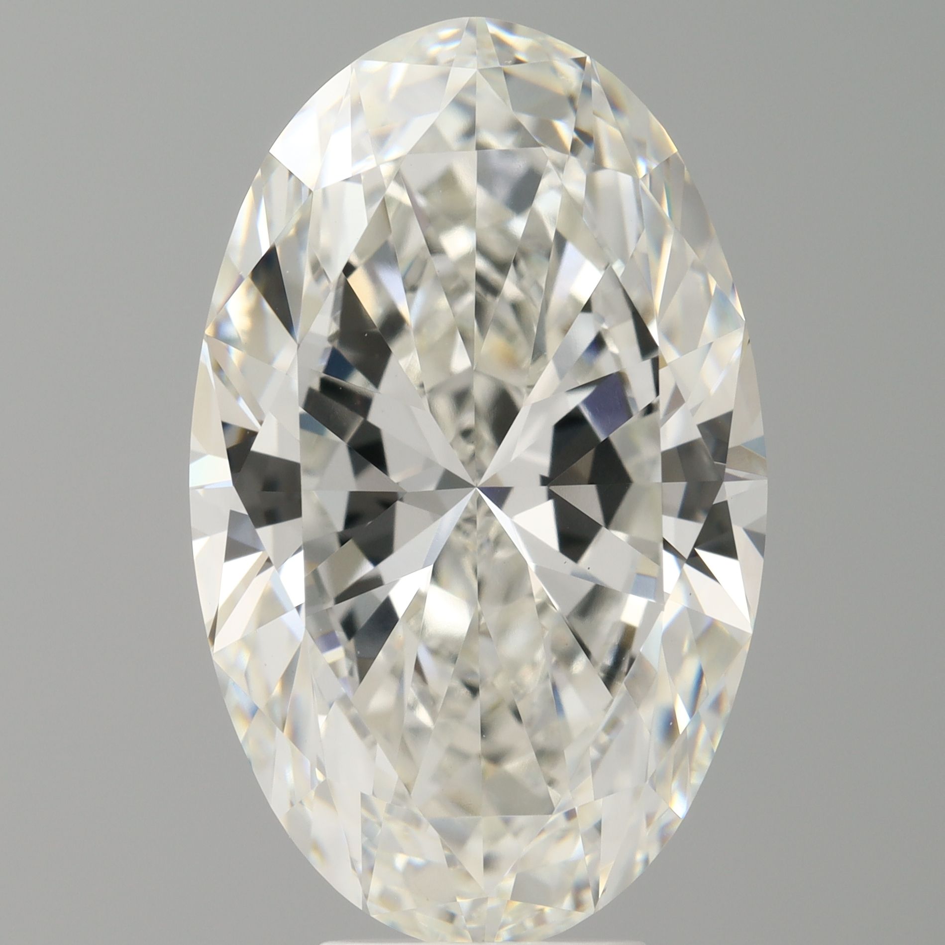7.11 ct. oval Lab Grown Diamond front image