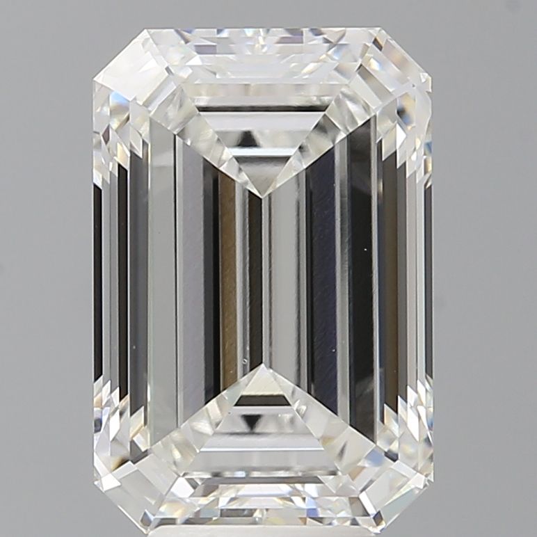 6.07 ct. emerald Lab Grown Diamond front image