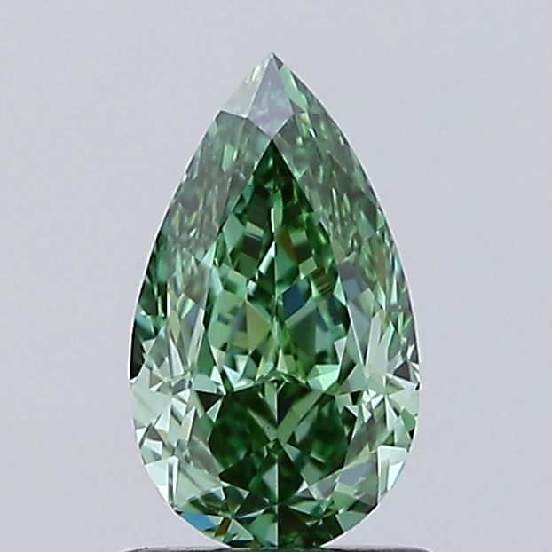 1.08 CT Fancy Vivid Green PEAR