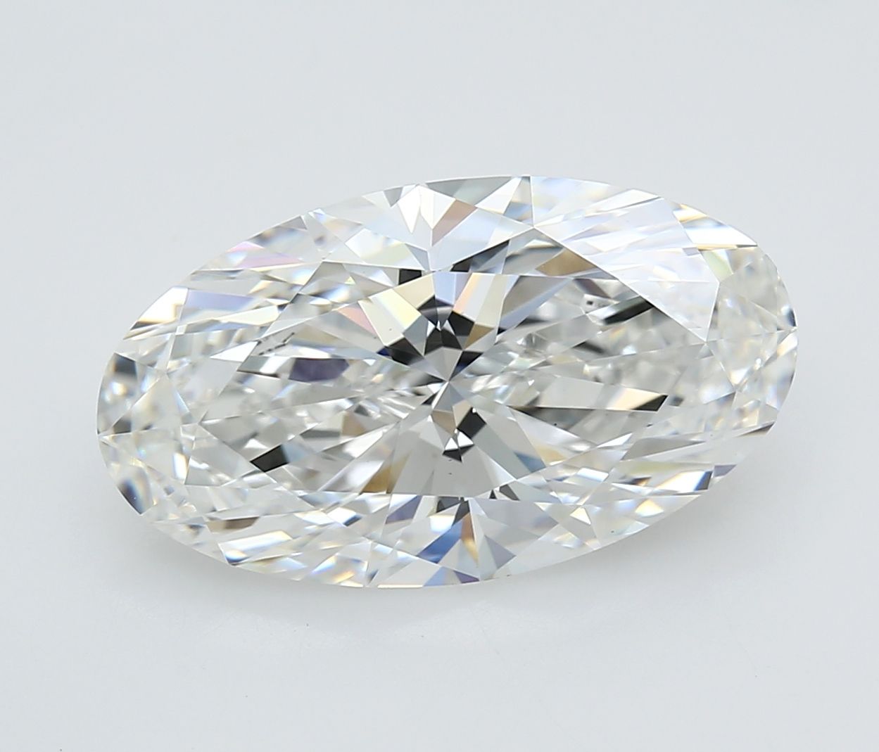 7.22 ct. oval Lab Grown Diamond front image