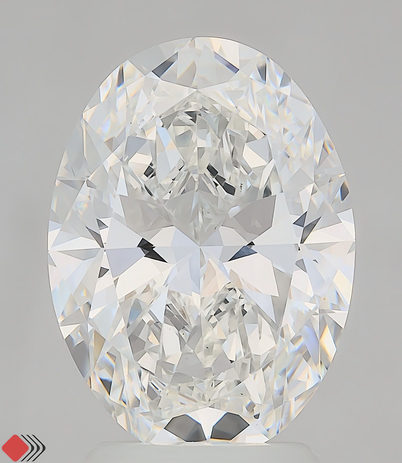 3.01 ct. oval Lab Grown Diamond front image