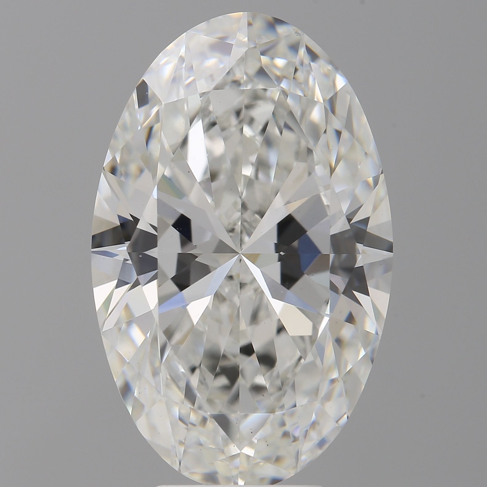 7.09 ct. oval Lab Grown Diamond front image