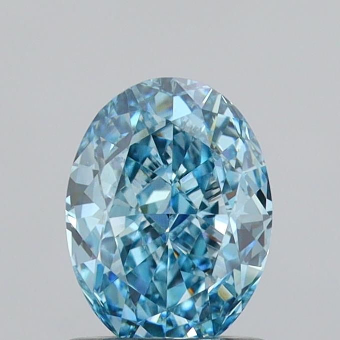 1.05 CT Fancy Vivid Blue OVAL