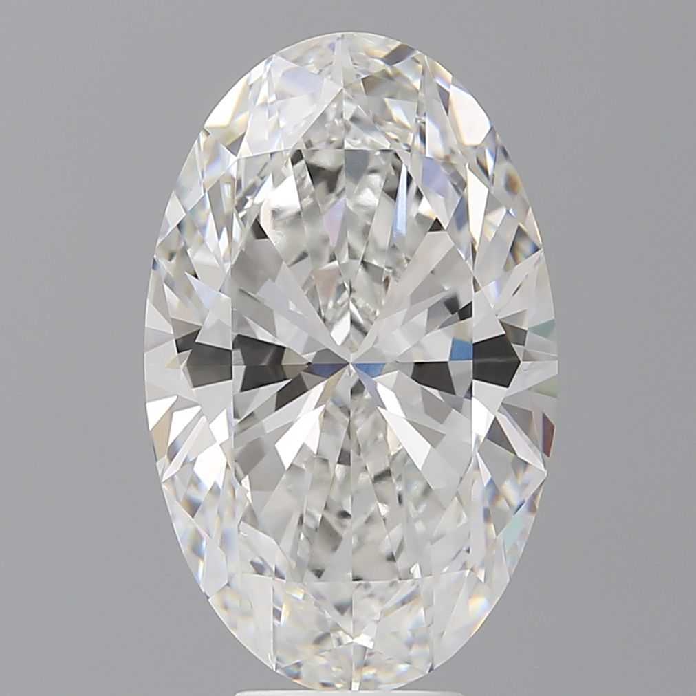7.58 ct. oval Lab Grown Diamond front image
