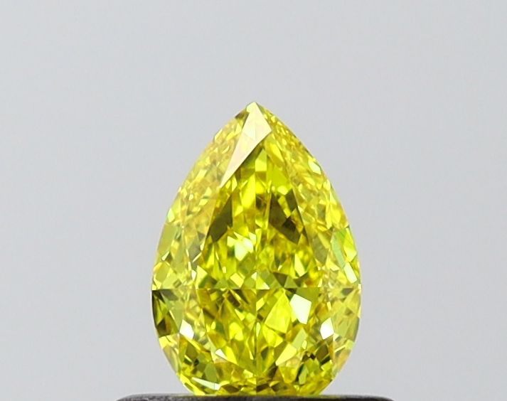 0.52 CT Fancy Vivid Yellow PEAR