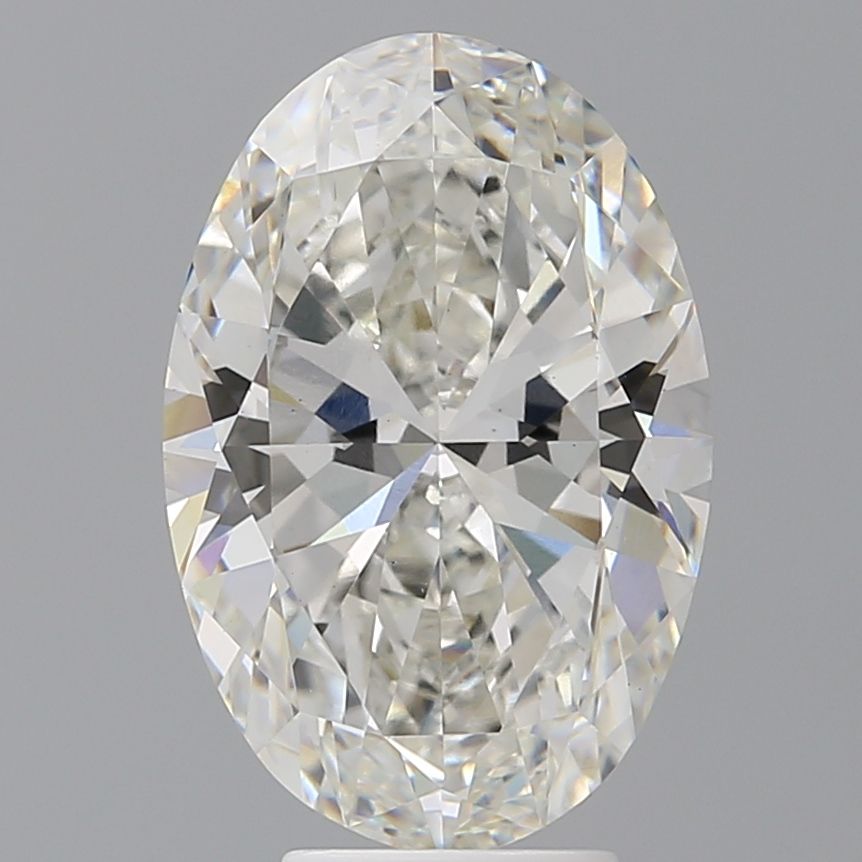 5.55 ct. oval Lab Grown Diamond front image