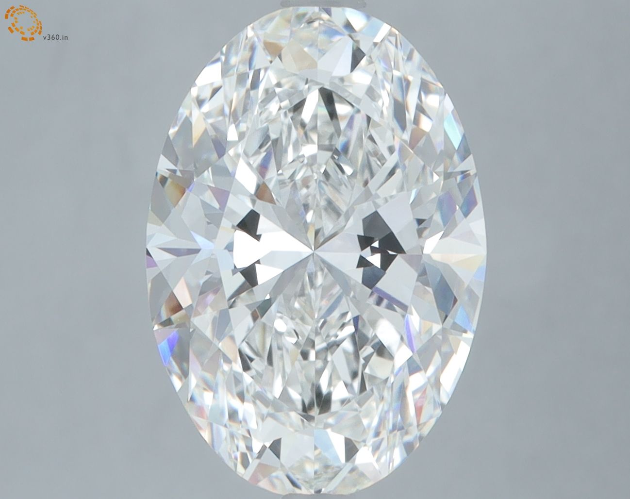 5.06 ct. oval Lab Grown Diamond front image