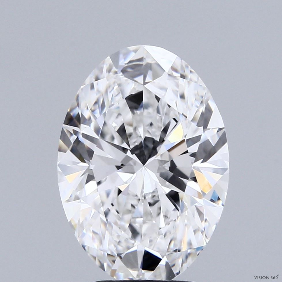 4.05 ct. oval Lab Grown Diamond front image