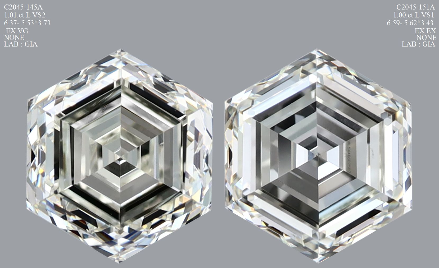 1.01 ct Hexagonal Diamond