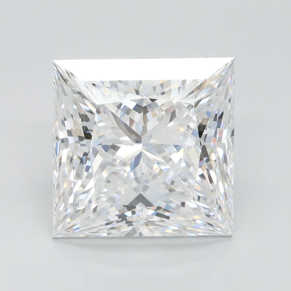 3.14 ct. princess Lab Grown Diamond front image