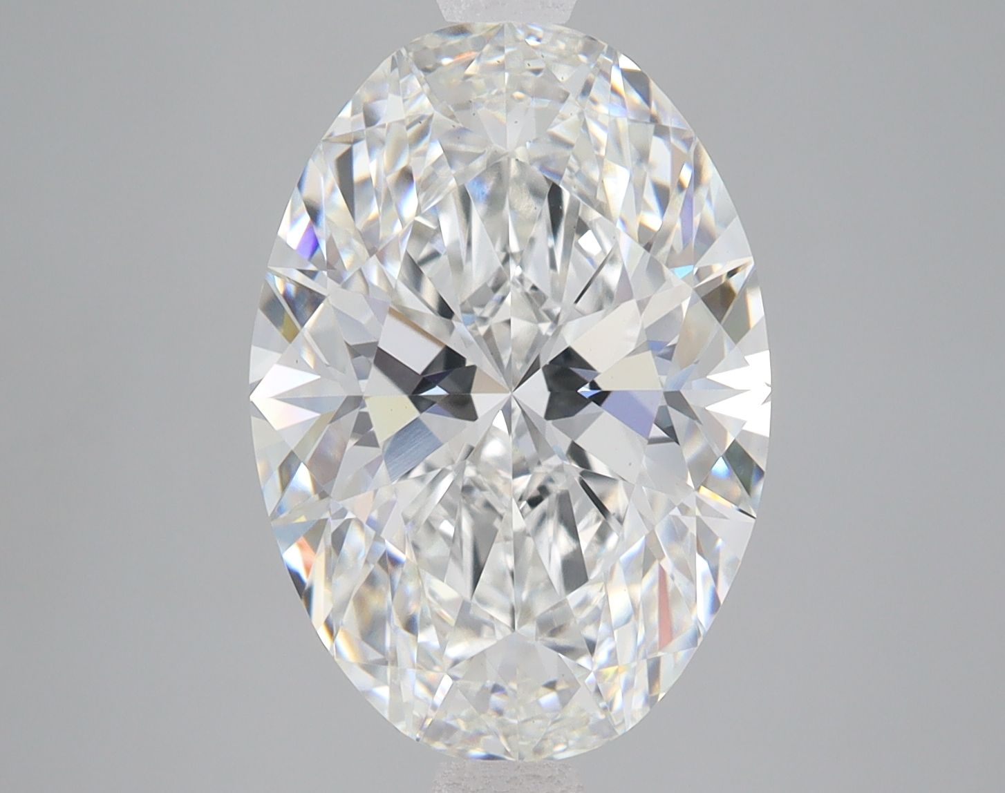 6.26 ct. oval Lab Grown Diamond front image