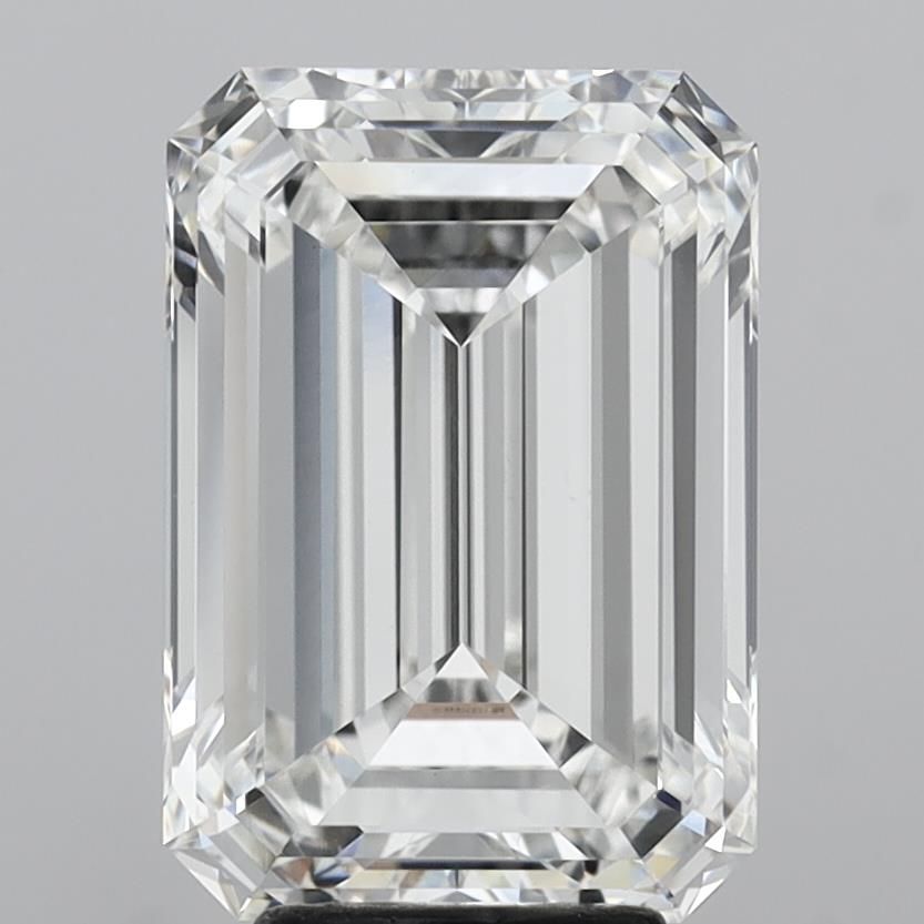 5.63 ct. emerald Lab Grown Diamond front image