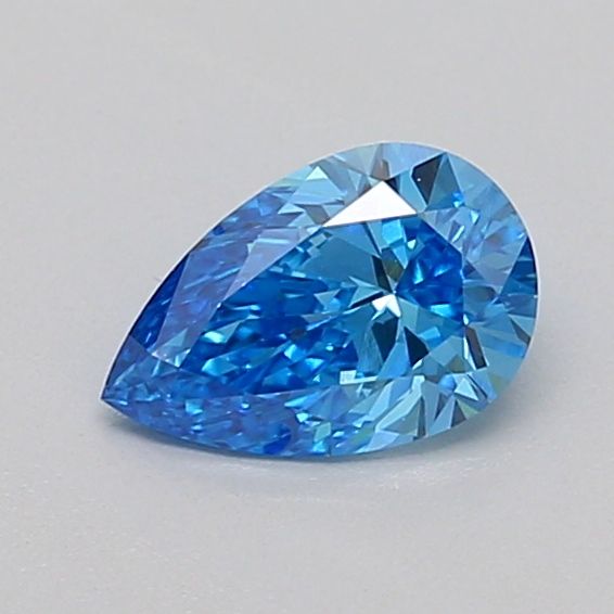 0.51 CT Fancy Vivid Blue PEAR