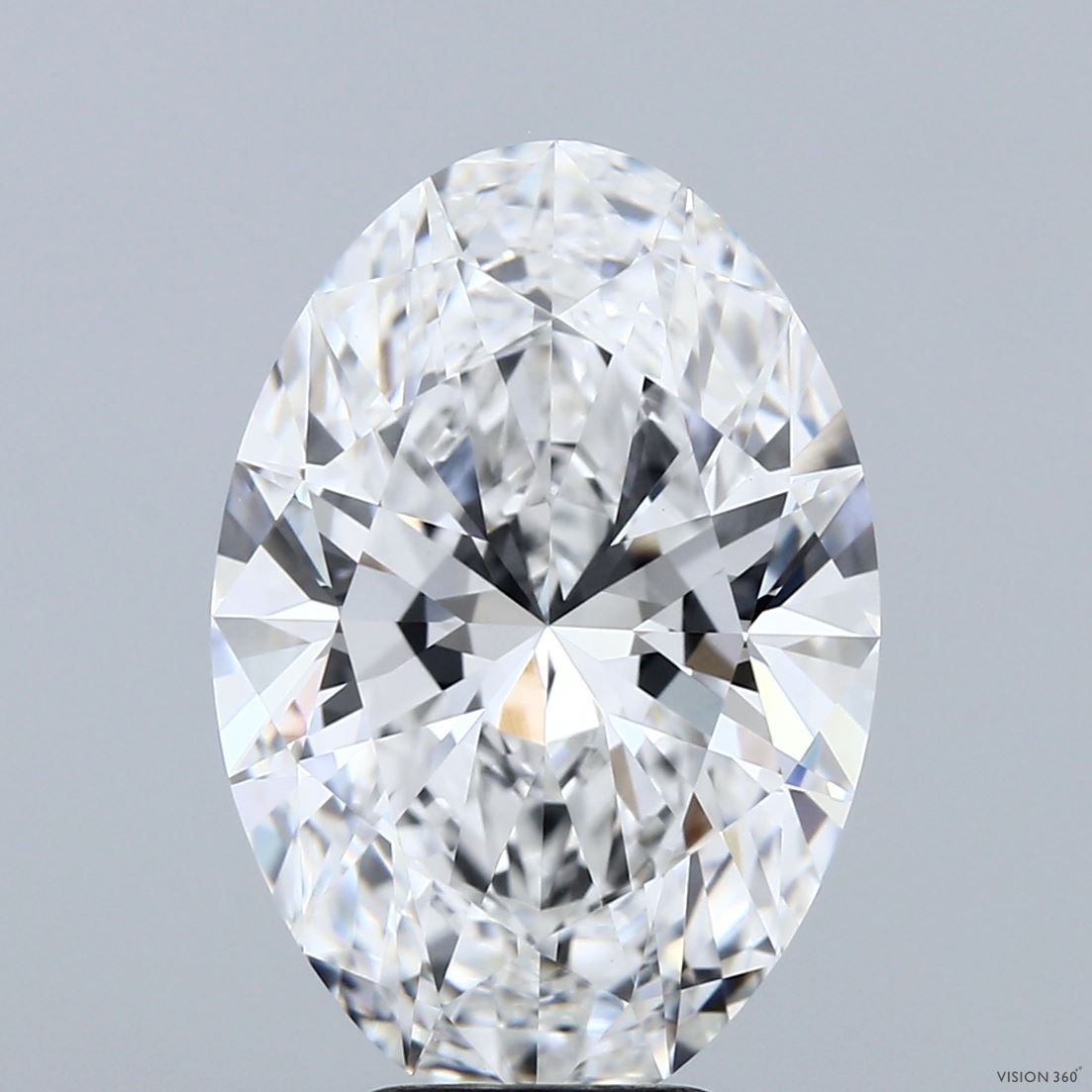 6.07 ct. oval Lab Grown Diamond front image