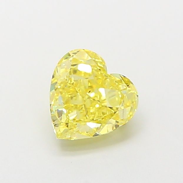1.51 CT Fancy Intense Yellow HEART