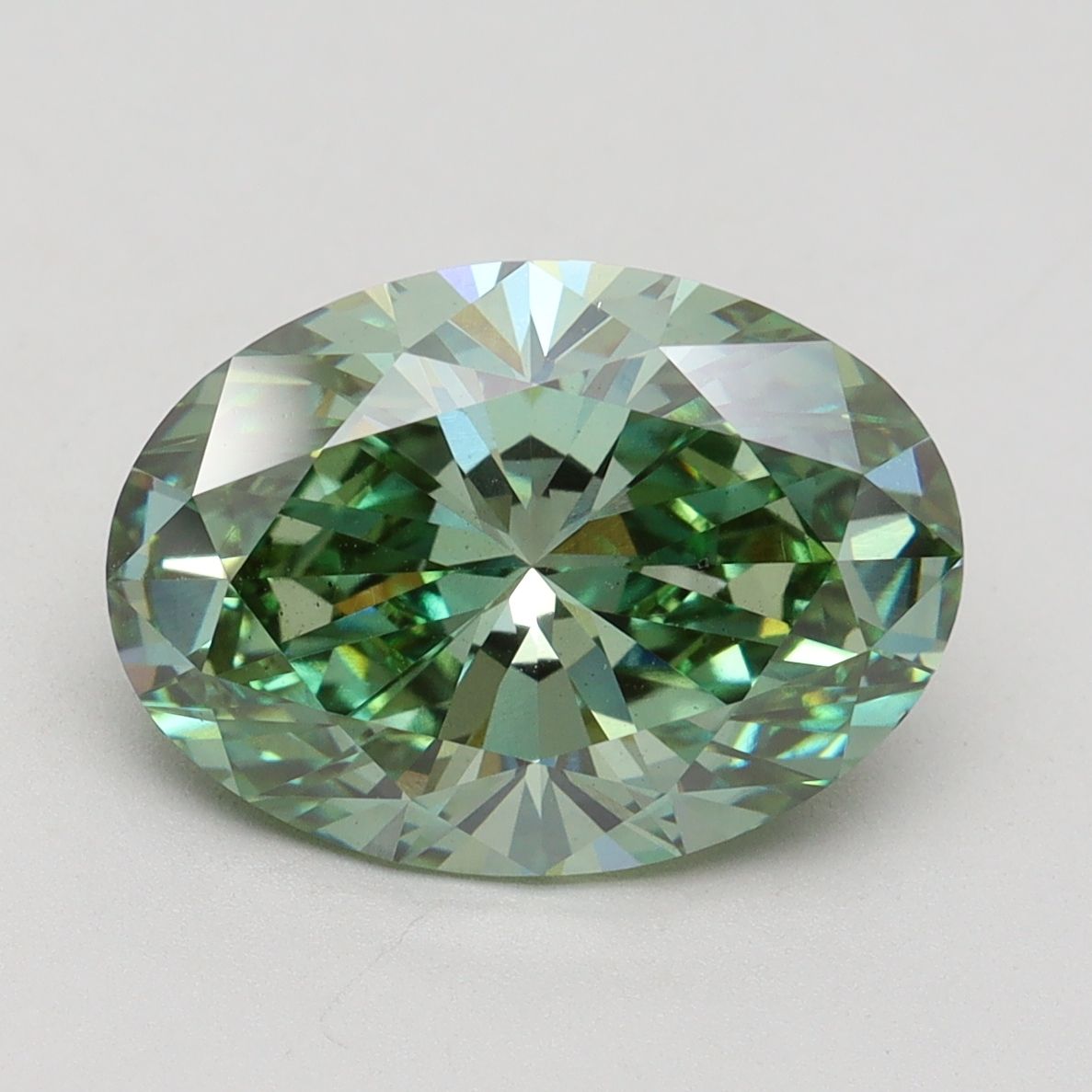 4.01 ct. oval Lab Grown Diamond front image
