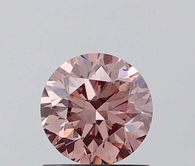 0.99 CT Fancy Light Pinkish Brown ROUND