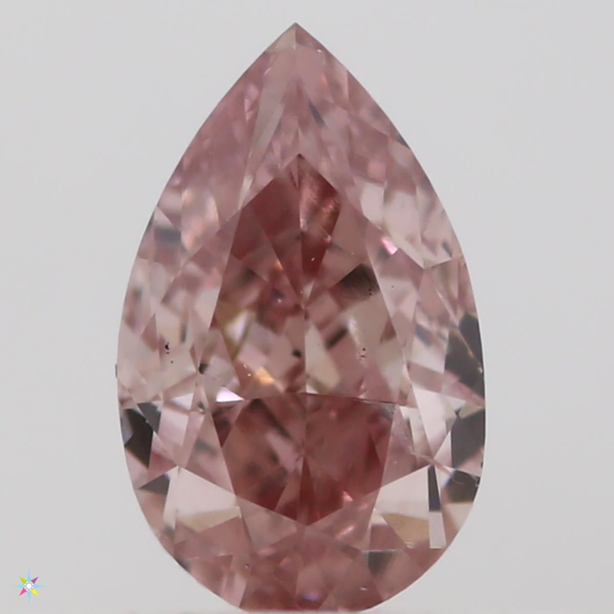 Diament 0.33 ct Fancy Orangey Pink/SI2