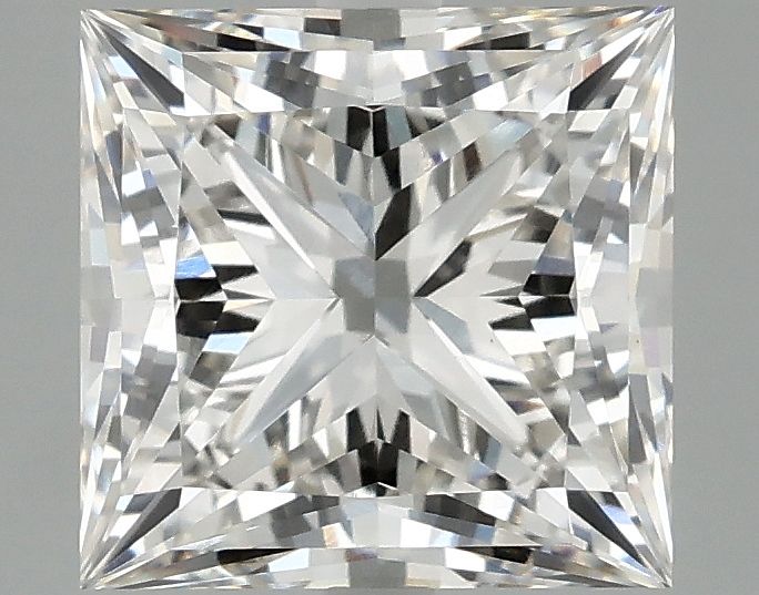 3.02 ct. princess Lab Grown Diamond front image