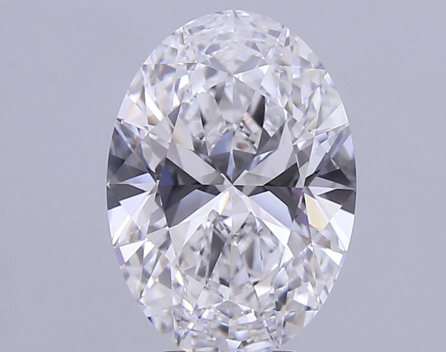 5.58 ct. oval Lab Grown Diamond front image