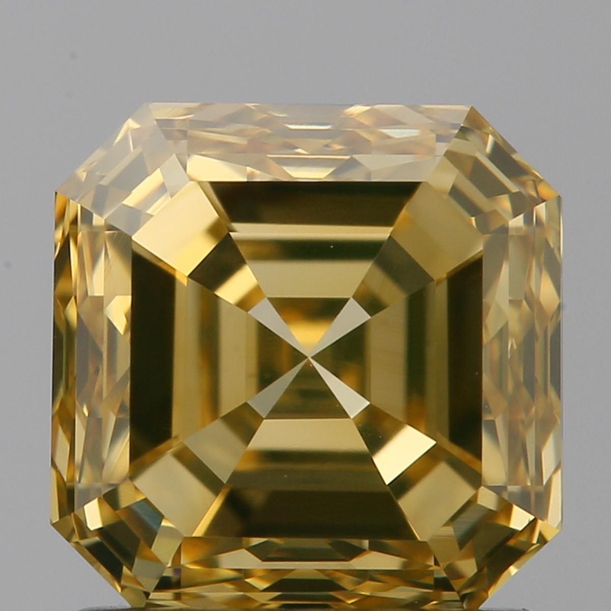 Diament 1.5 ct Fancy Deep Orangey Yellow/VS1